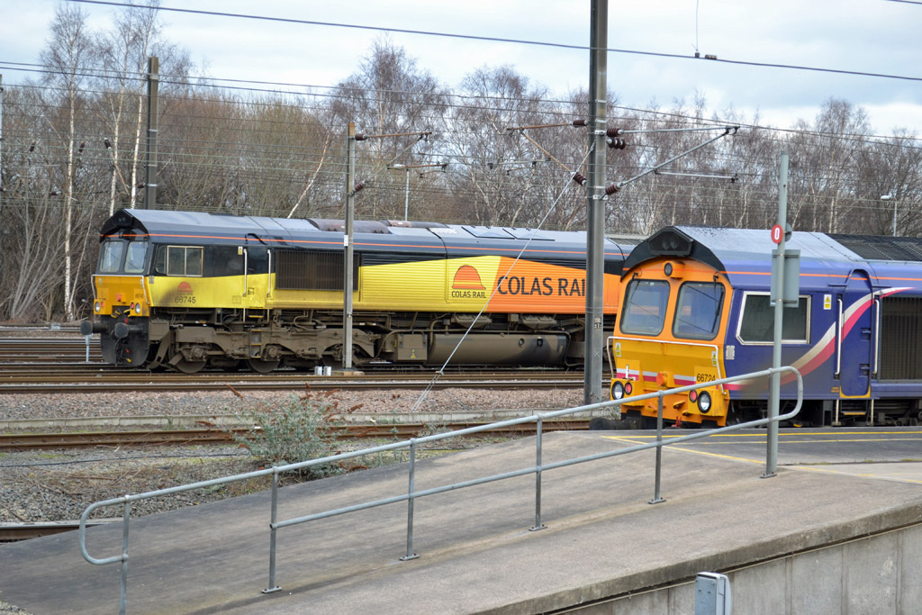 No.66745 at Doncaster