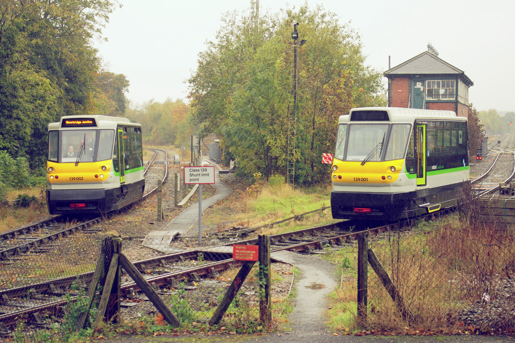Nos139001 and 139002 at Stourbridge Junction