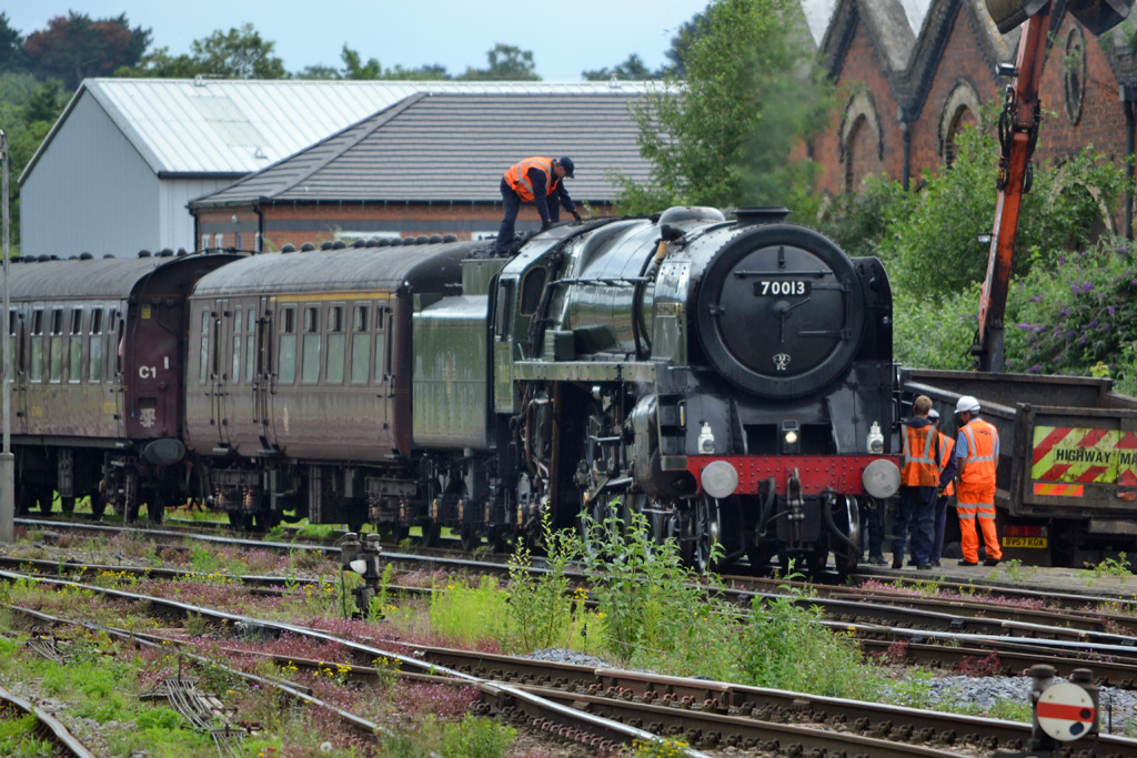 No.70013 Oliver Cromwell at Worcester