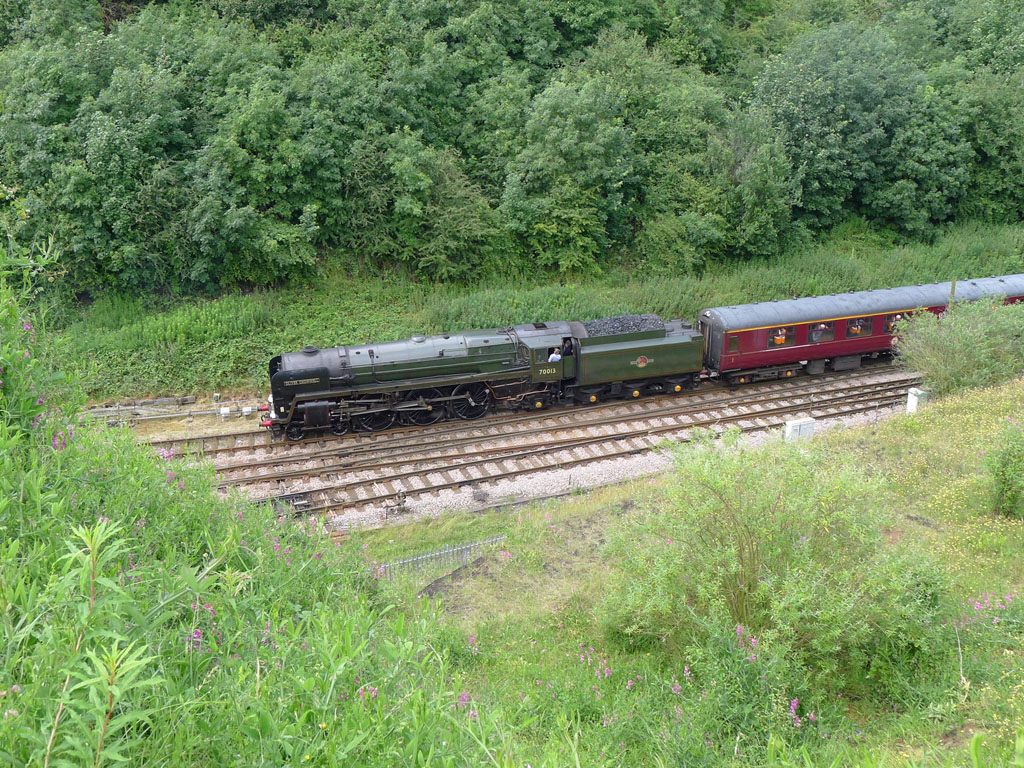 No.70013 'Oliver Cromwell' at Worcester