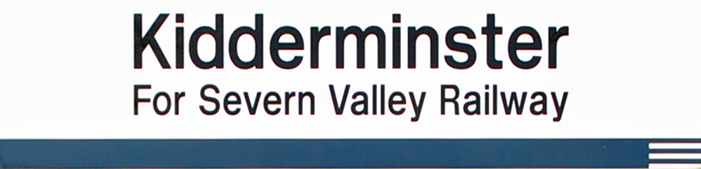Kidderminster Station Sign