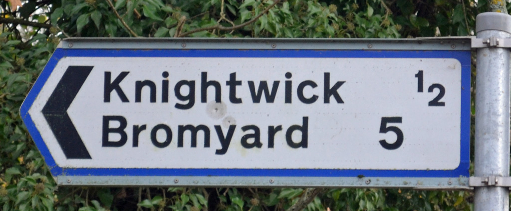 Knightwick Sign