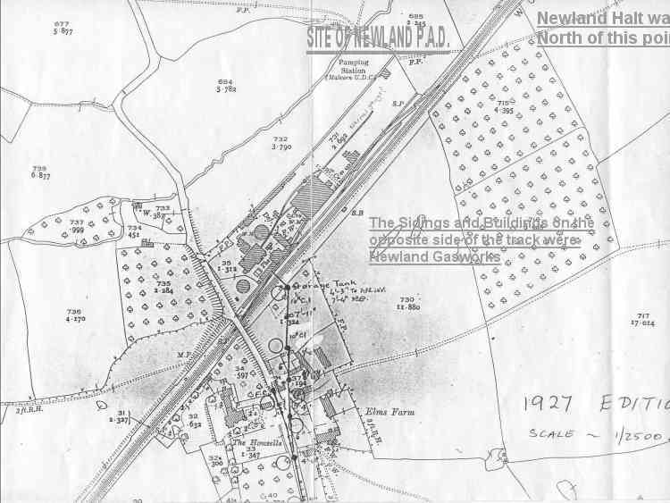 1927 map of Newland