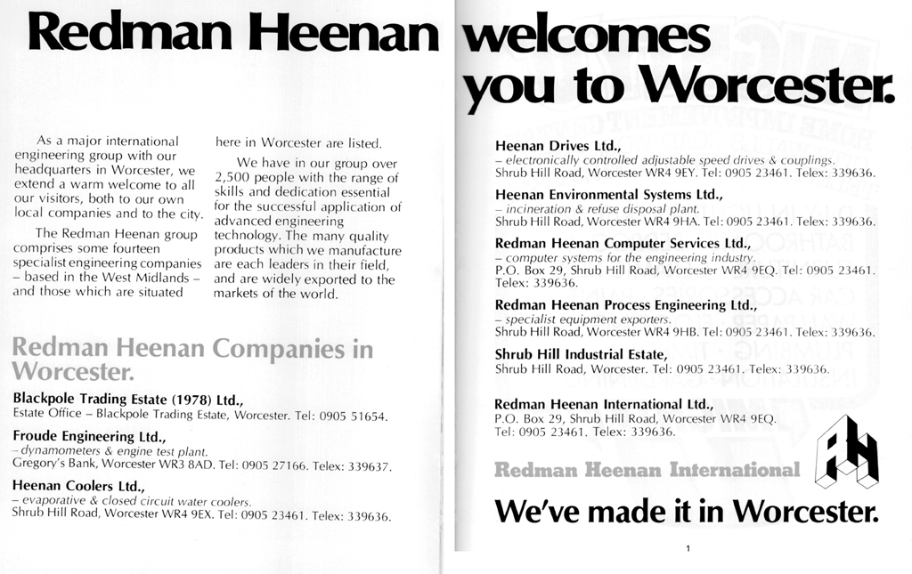Redman Heenan advert