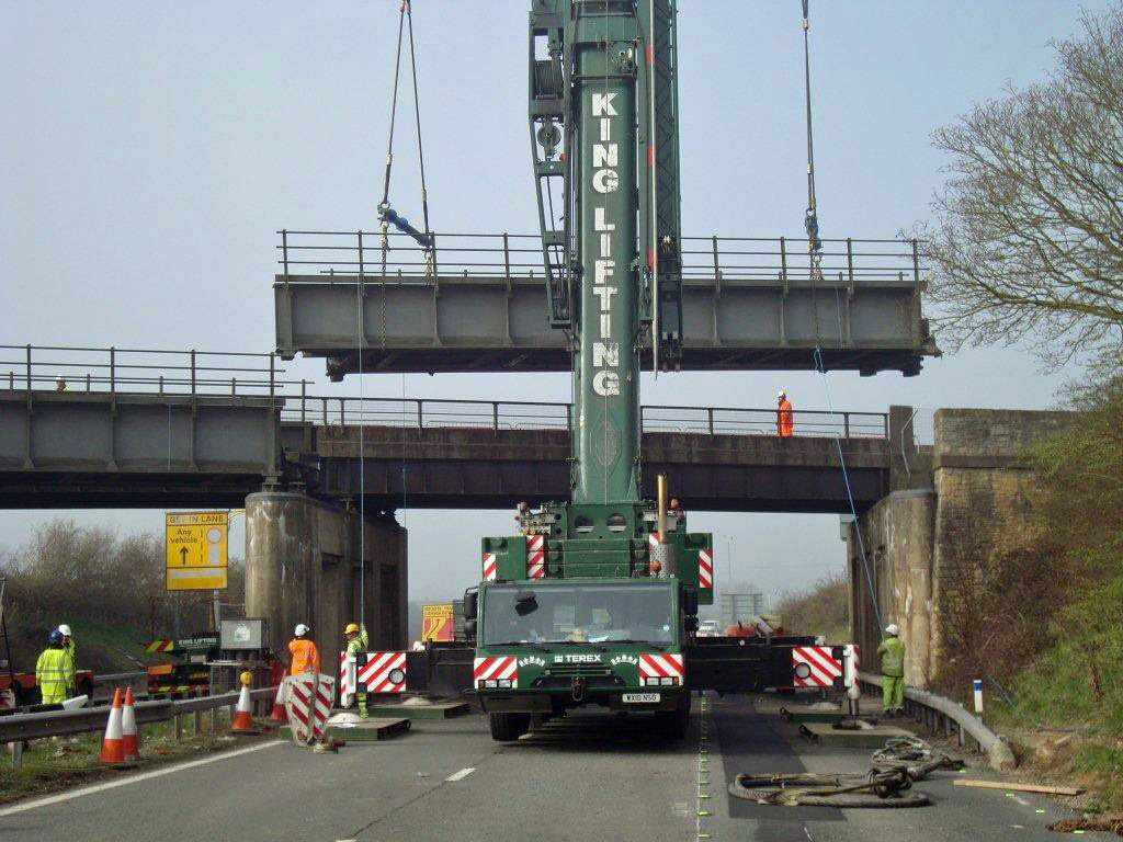 M50 bridge demolition